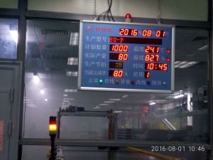 阿特斯生產節(jié)拍電子看板