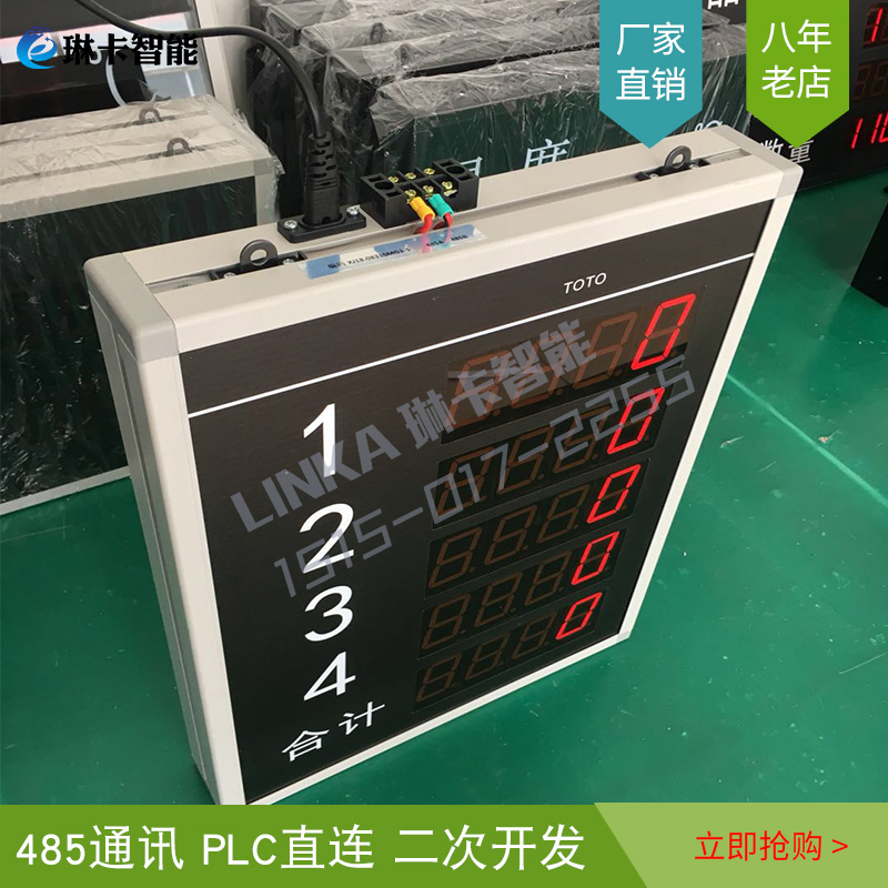 4路計(jì)數(shù)器電子看板